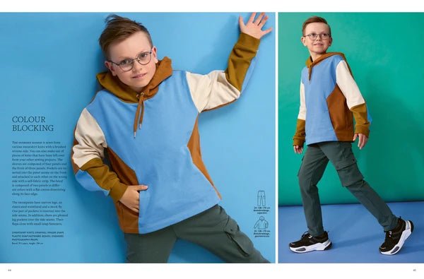 Image of OTTOBRE design Kids 4/2023 – children’s clothing pattern magazine in English – available online at Šarlotes audumi