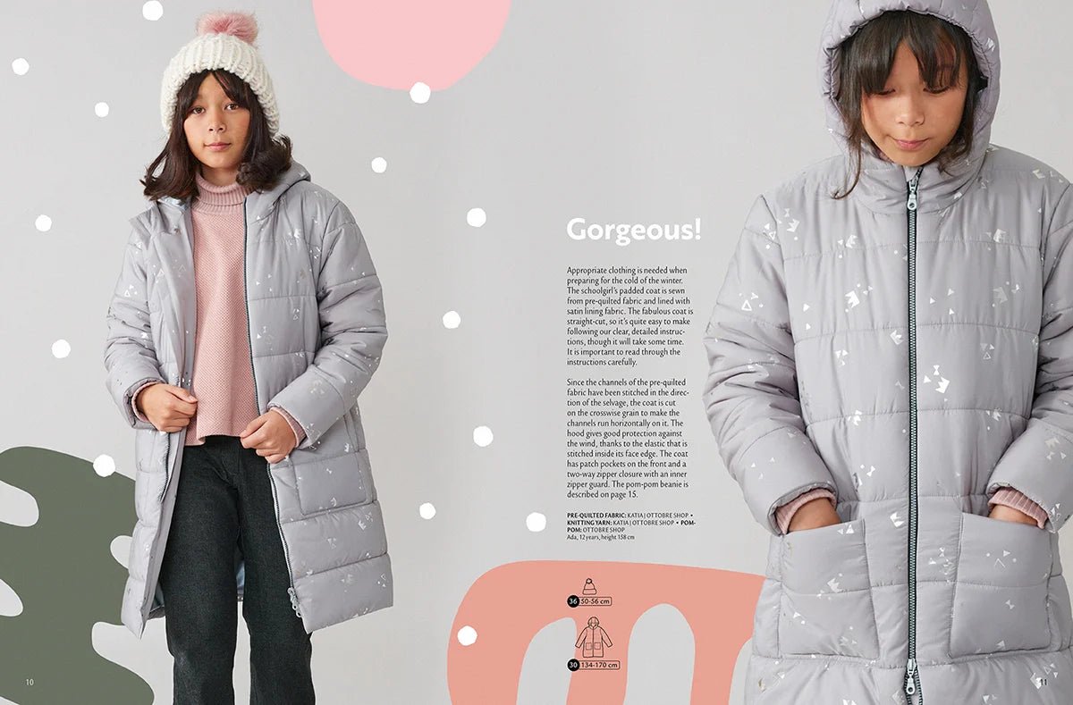 Image of OTTOBRE design Kids Winter – an English-language children's sewing pattern magazine – available online at Charlotte's Fabrics