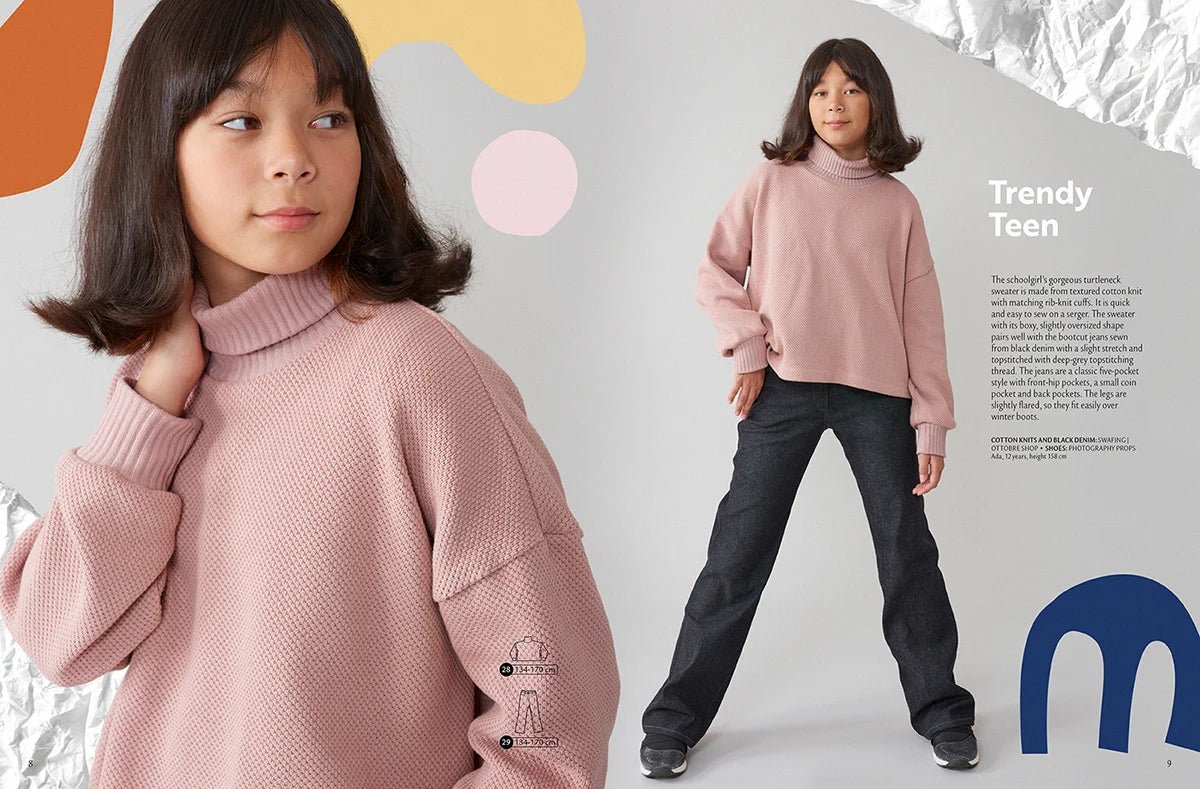 Image of OTTOBRE design Kids Winter – an English-language children's sewing pattern magazine – available online at Charlotte's Fabrics
