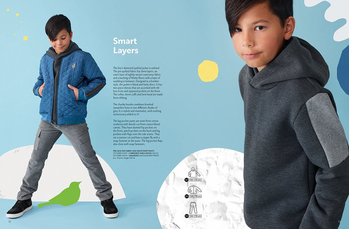 Image of OTTOBRE design Kids Winter – an English-language children's sewing pattern magazine – available online at Charlotte's Fabrics