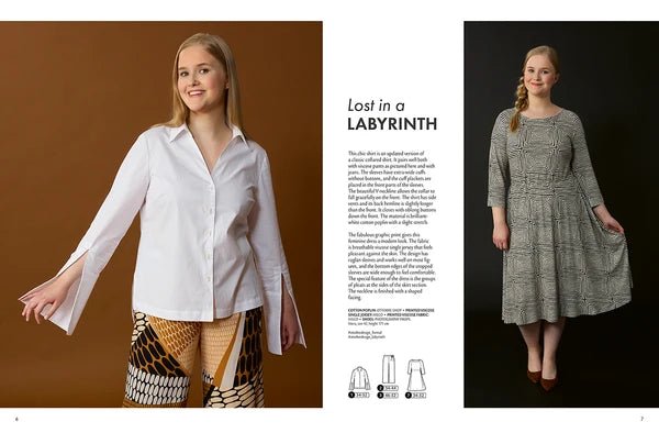 Image of OTTOBRE design Woman 5/2022 – English-language women's sewing pattern magazine – available online at Šarlotes audumi