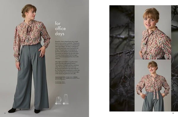 Image of OTTOBRE design Woman 5/2022 – English-language women's sewing pattern magazine – available online at Šarlotes audumi