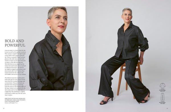 Image of OTTOBRE design Woman 6/2023 – a women’s clothing pattern magazine in English – available online at Šarlotes audumi