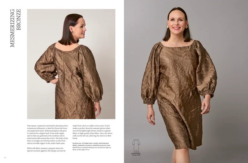 Image of OTTOBRE design Woman 6/2023 – a women’s clothing pattern magazine in English – available online at Šarlotes audumi