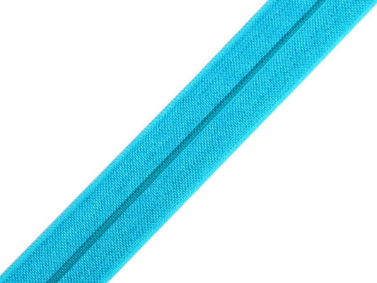 Attēls ar Pārlocītā gumija 1,8 cm azūra zila – pieejams Šarlotes audumi