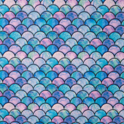 Swimwear Lycra fabric - colorful semi-circles 220 g/m² | UPF 50+