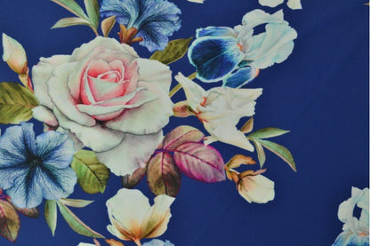 Image of swimwear lycra fabric - roses 220 g/m² – available at Šarlotes audumi