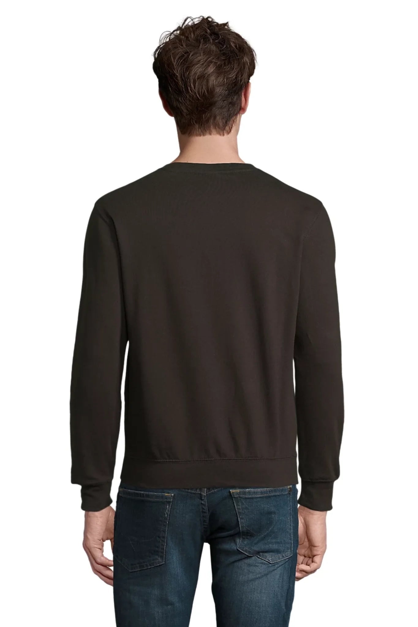 Image d’un sweat personnalisé avec votre motif, noir – disponible en ligne chez Šarlotes audumi