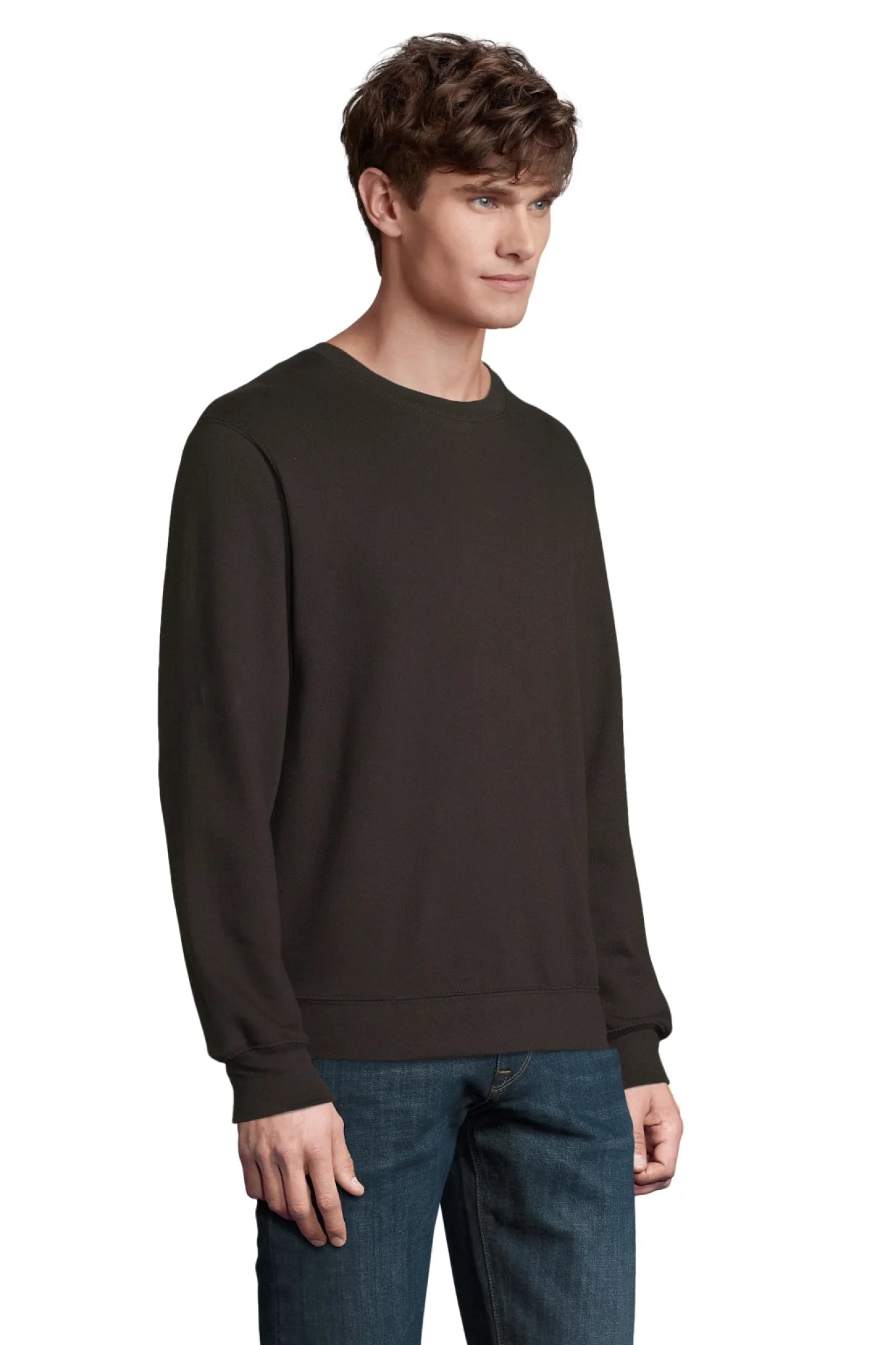 Image d’un sweat personnalisé avec votre logo-noir – disponible en ligne chez Šarlotes audumi