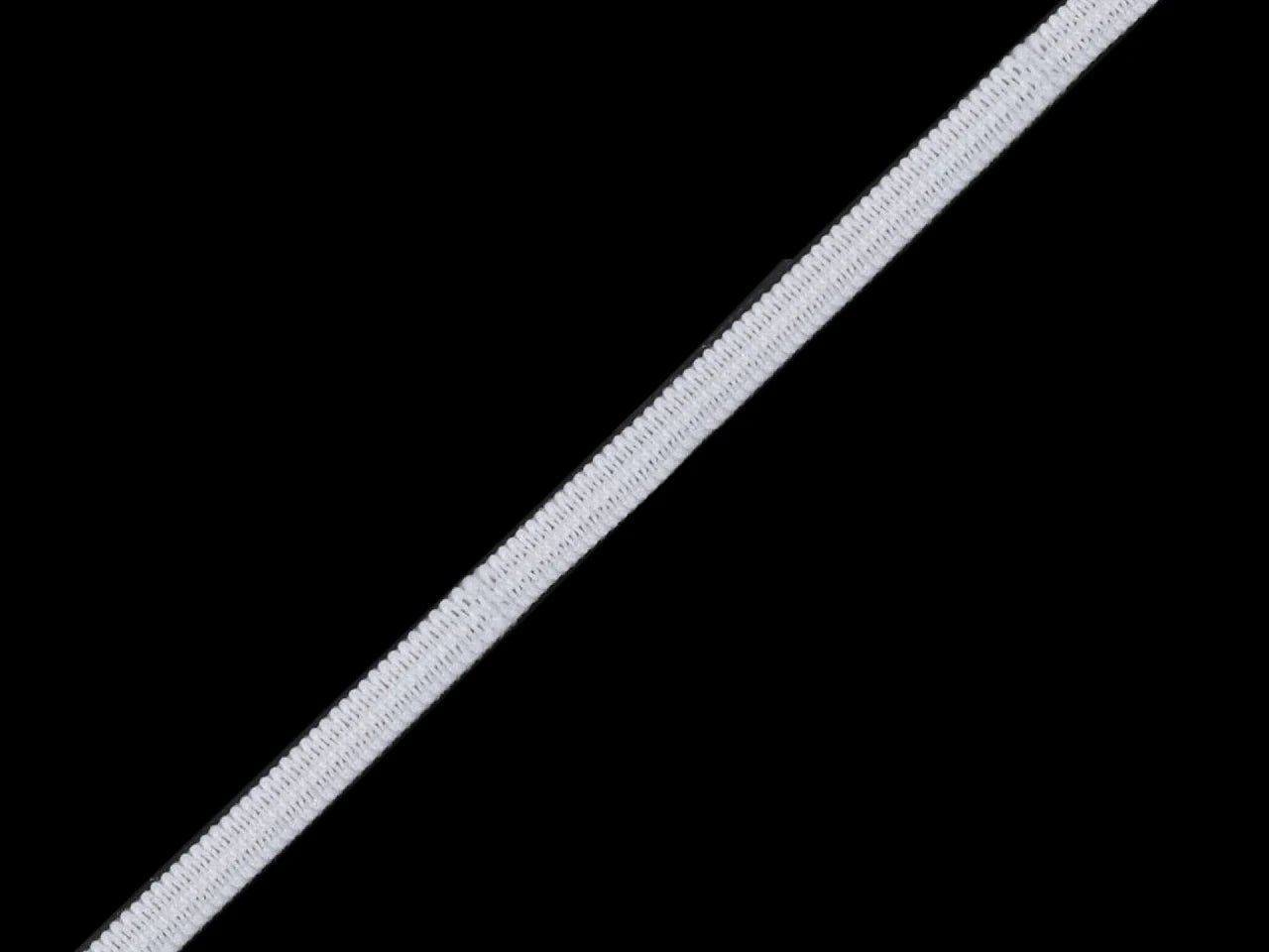 Élastique plat - 3 mm blanc
