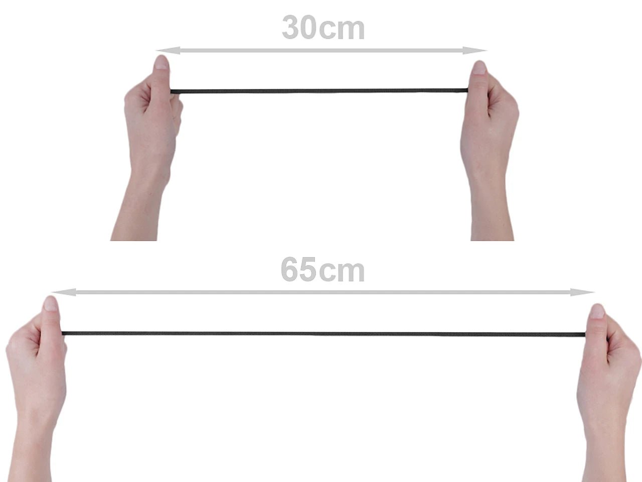 Caoutchouc plat - 3 mm blanc