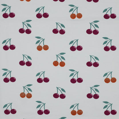 Thin cotton jersey - cherry 200 g/m²