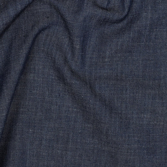 alt
Image of thin denim fabric for dresses, shirts - dark indigo blue 135 g/m² – available at Šarlotes audumi