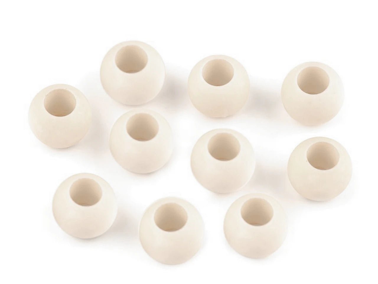 Matte plastic beads 10x12 cm|20 pcs.|assorted colors