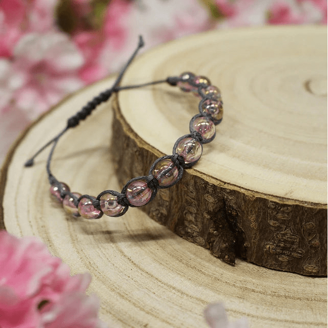 Image with Plastic beads Ø8 mm 10 g | assorted shades – available at Šarlotes audumi