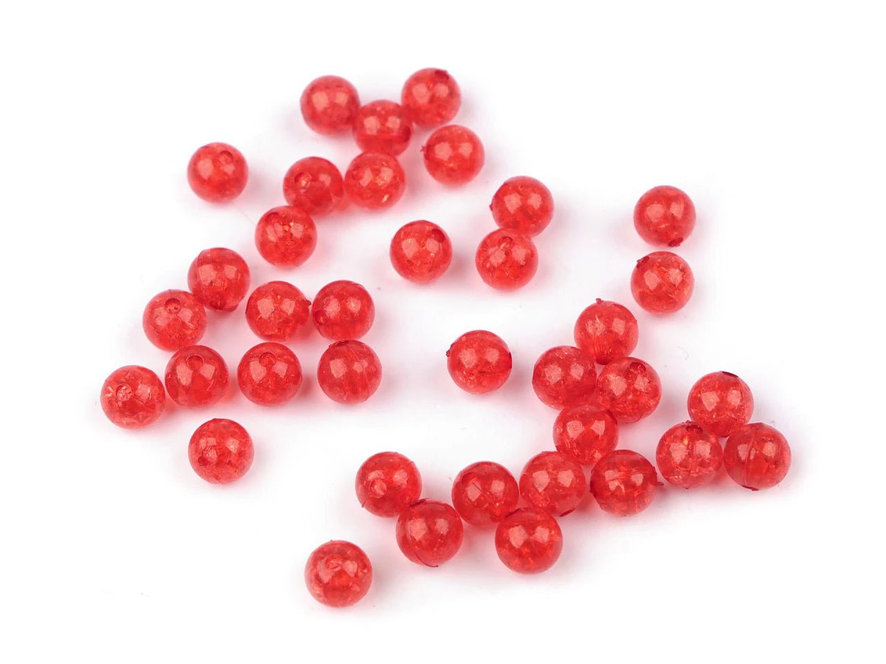 Perles en plastique Ø8 mm 30 g | tons assortis