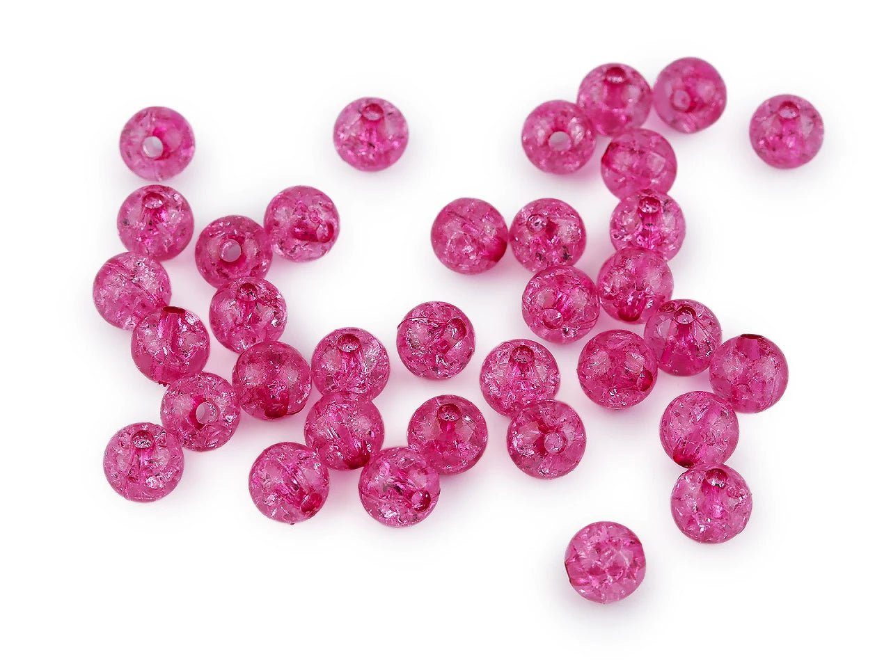 Perles en plastique Ø8 mm 30 g | de différentes teintes