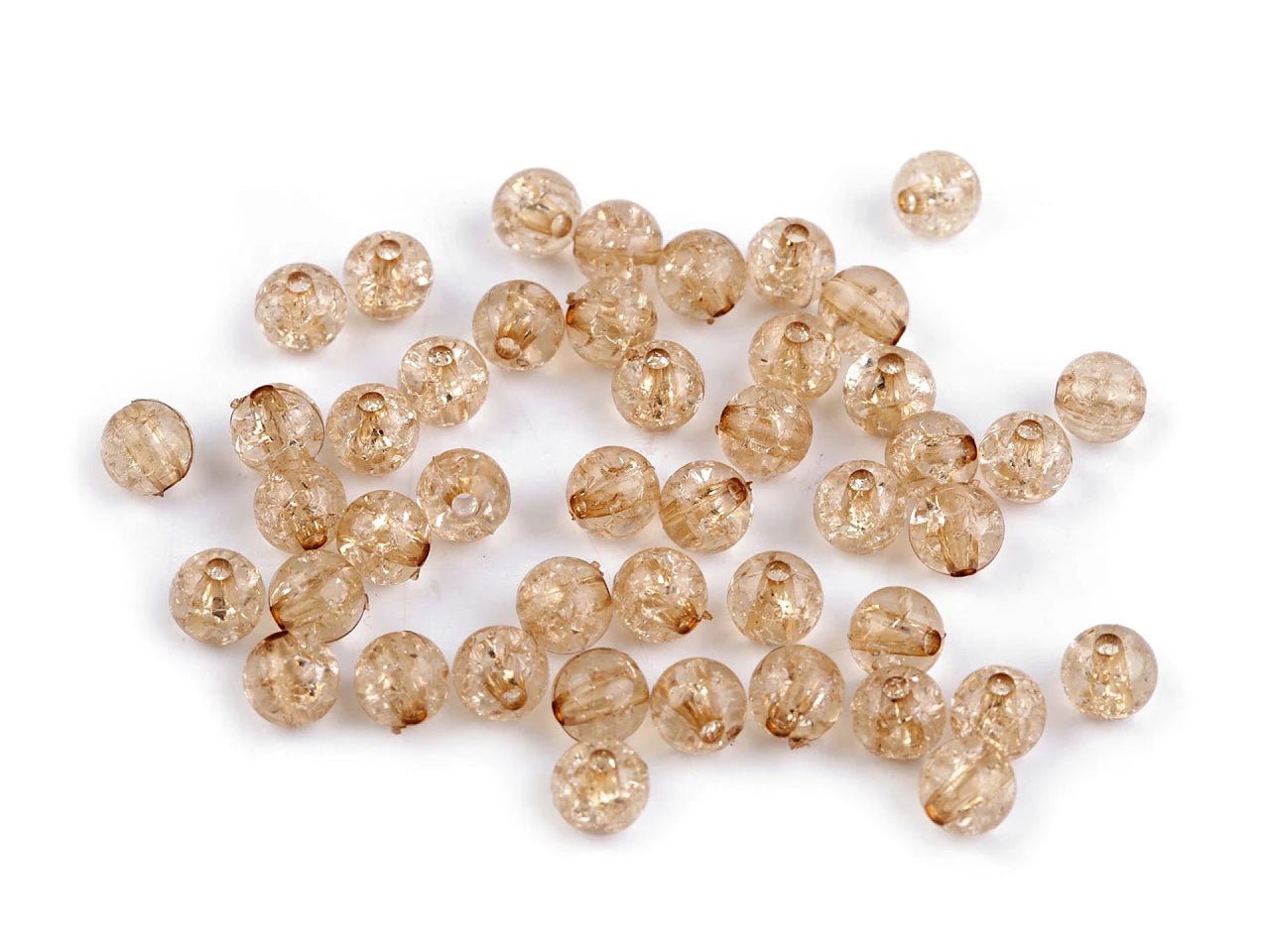 Perles en plastique Ø8 mm 30 g| de différentes teintes