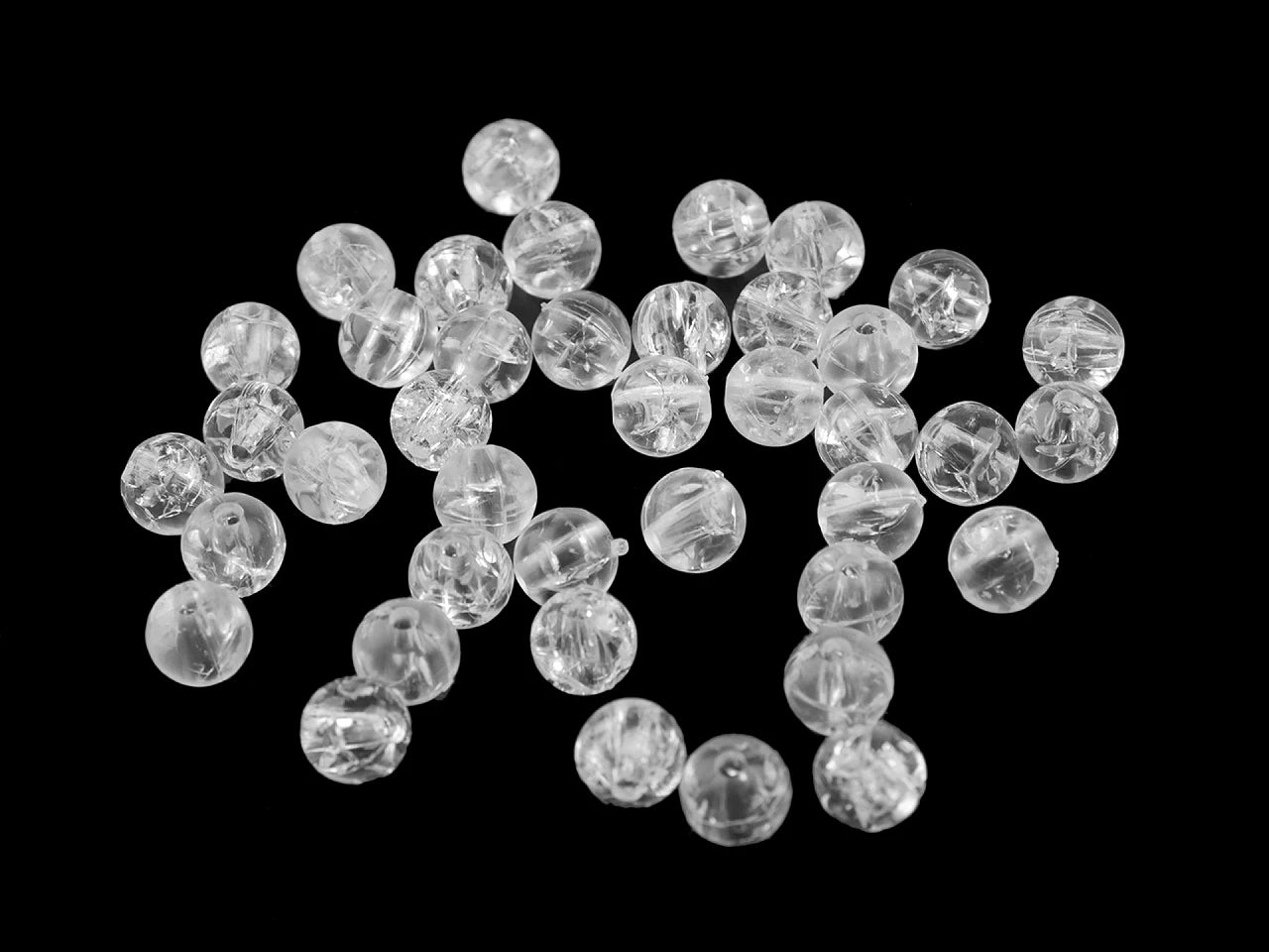 Perles en plastique Ø8 mm 30 g| de différentes couleurs