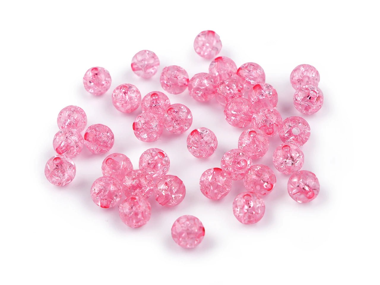 Perles en plastique Ø8 mm 30 g | tons assortis