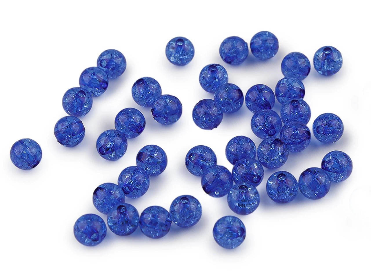 Perles en plastique Ø8 mm 30 g | de différentes teintes