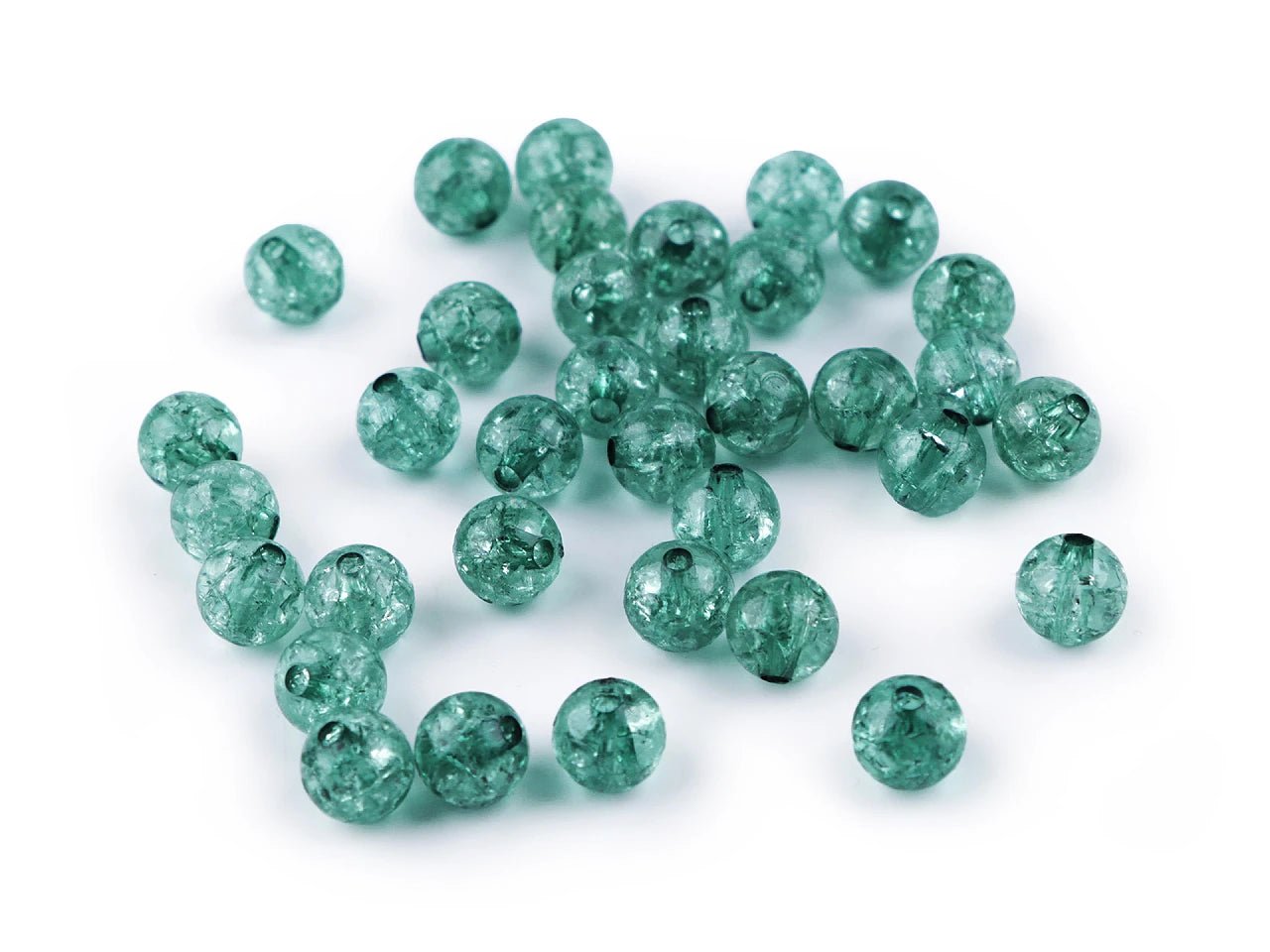 Perles en plastique Ø8 mm 30 g | tons assortis