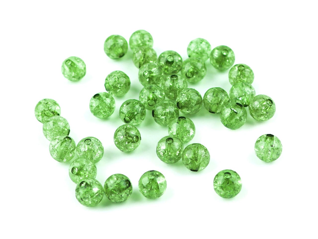 Perles en plastique Ø8 mm 30 g | de différentes nuances