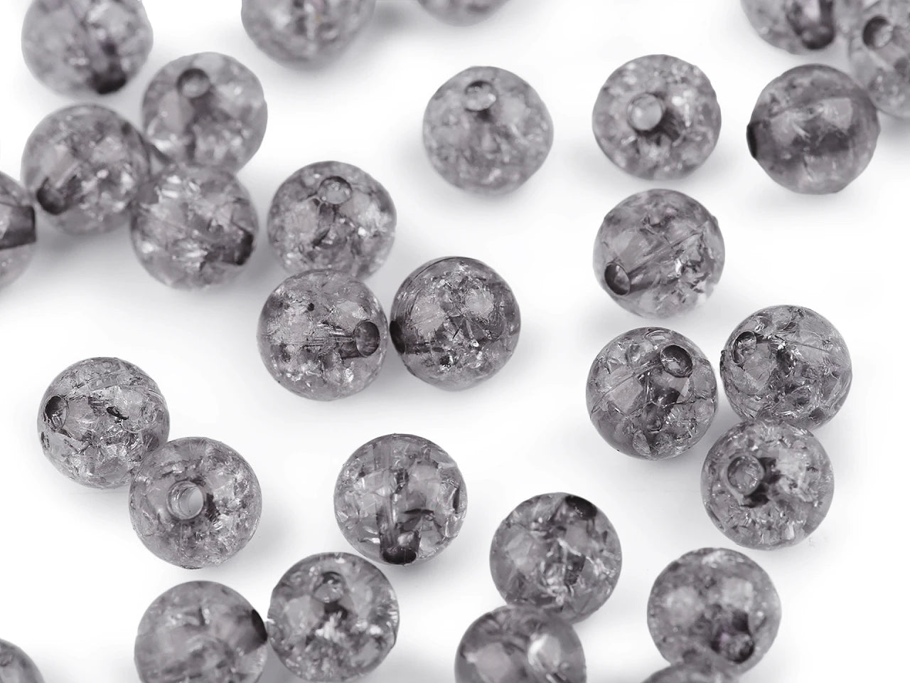 Perles en plastique Ø8 mm 30 g | de différentes teintes