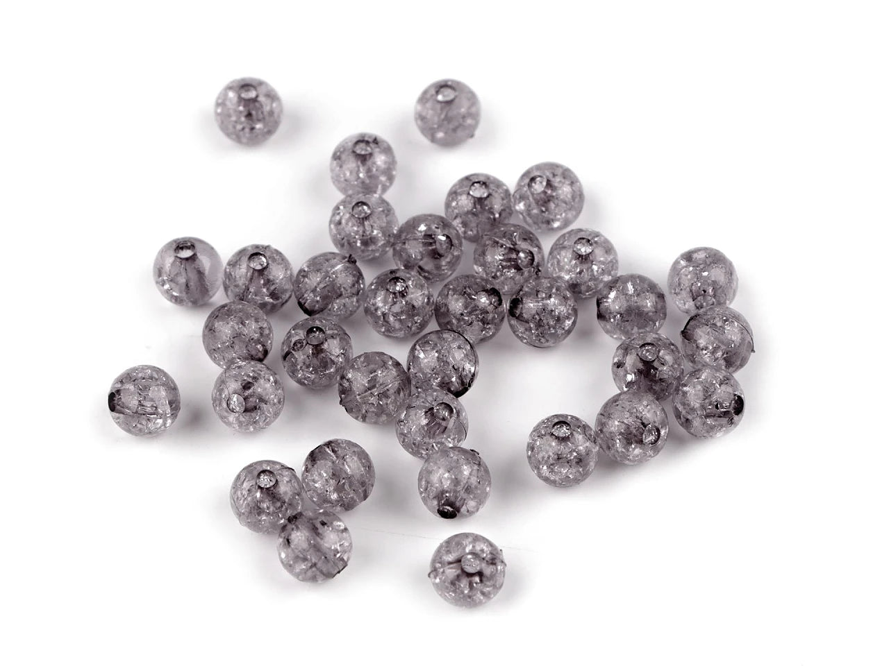 Perles en plastique Ø8 mm 30 g| de différentes teintes