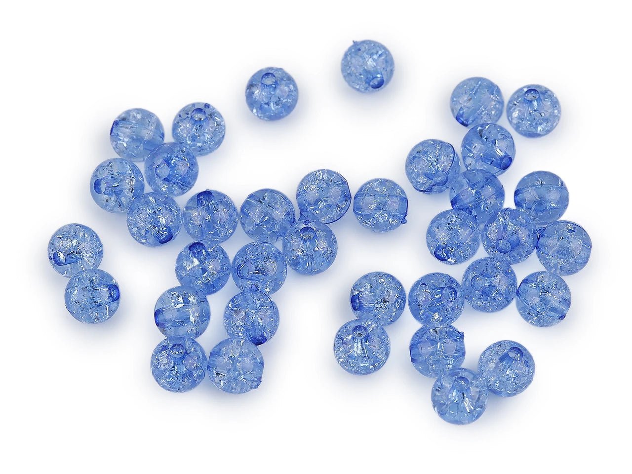Perles en plastique Ø8 mm 30 g| assorties