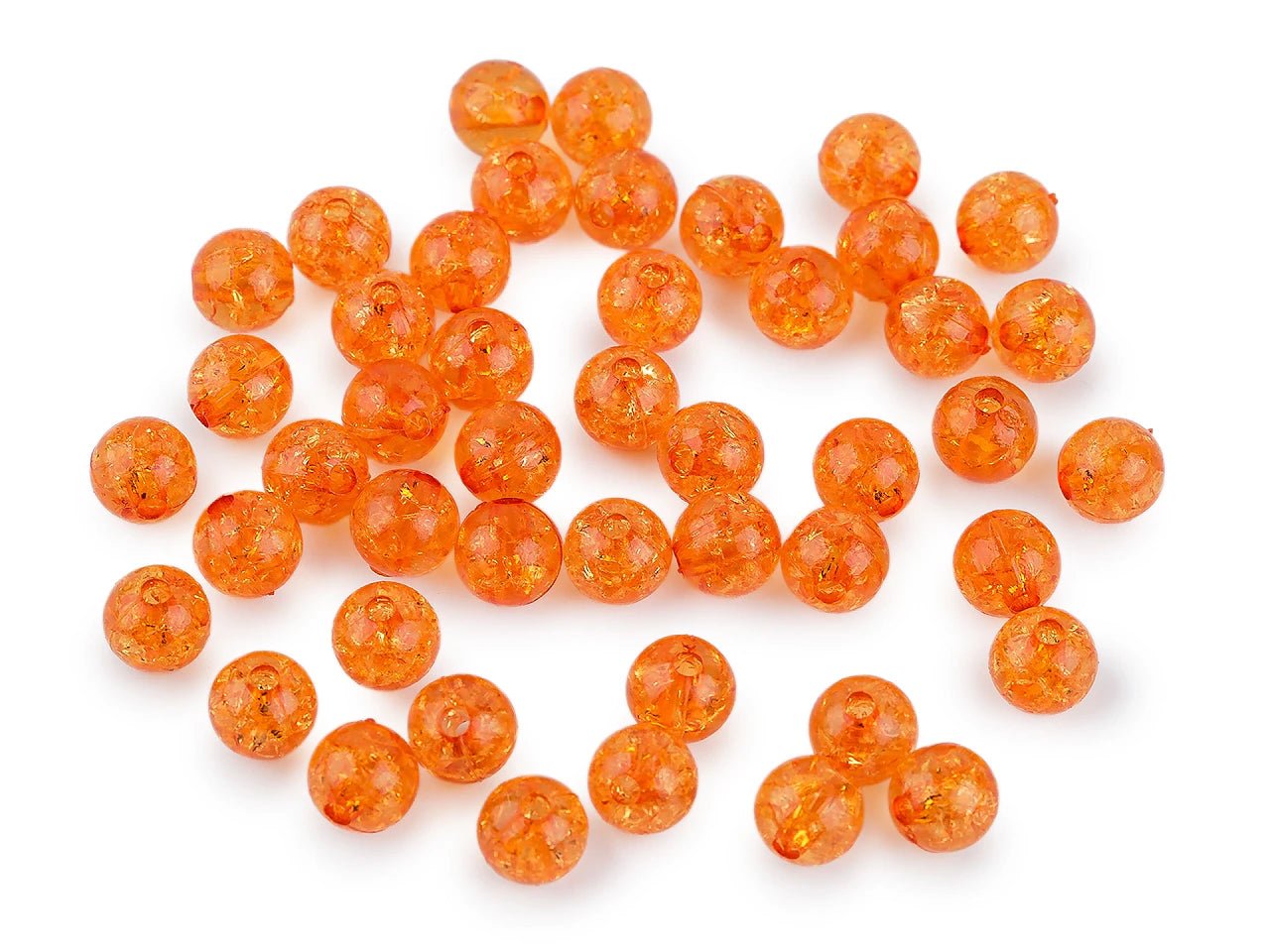 Image avec perles en plastique Ø8 mm 30 g | tons variés – disponible chez Šarlotes audumi
