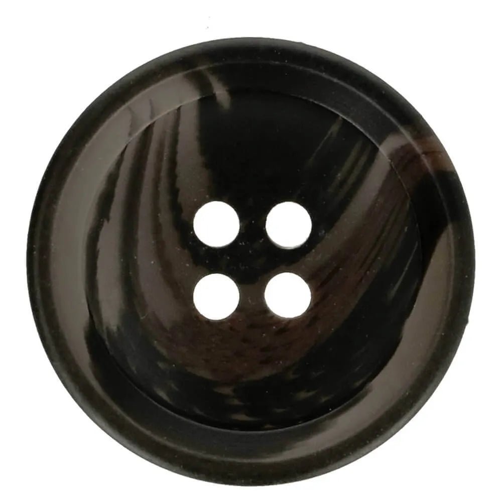 Image de boutons en plastique 30 mm noirs avec dégradés de couleur – disponible en ligne chez Šarlotes audumi