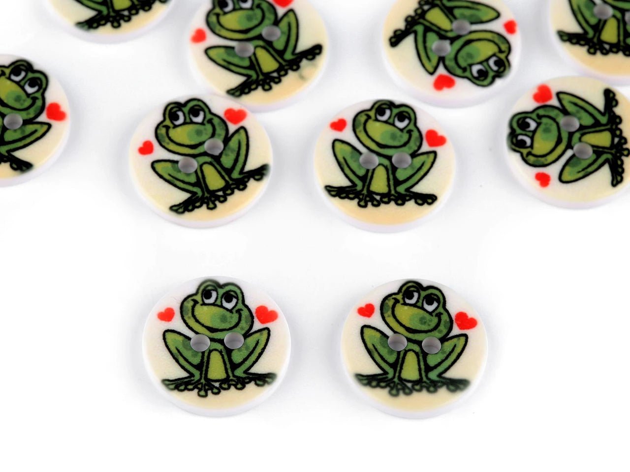 Image de boutons à motifs Ø 15,5 mm – disponible chez Šarlotes audumi