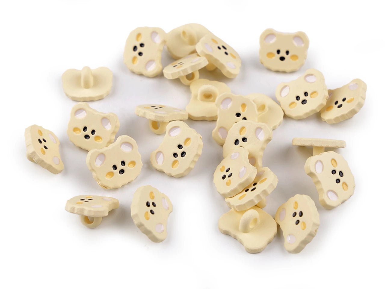 Image avec bouton sur tige 15 mm chatons|de différentes nuances – disponible chez Šarlotes audumi