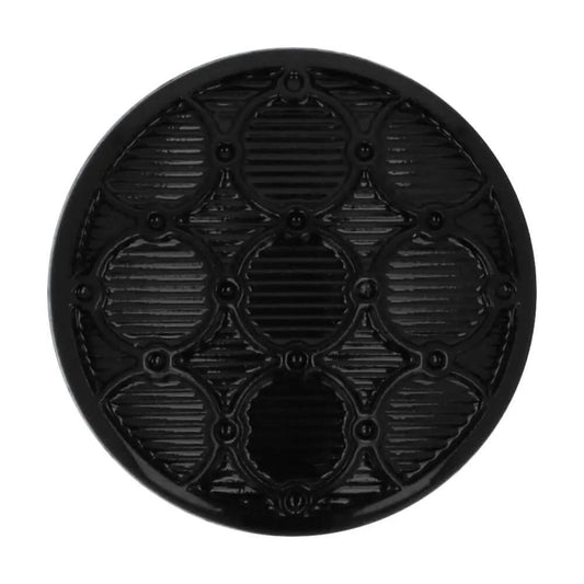 Image de bouton à queue 15 mm - noir – disponible chez Šarlotes audumi