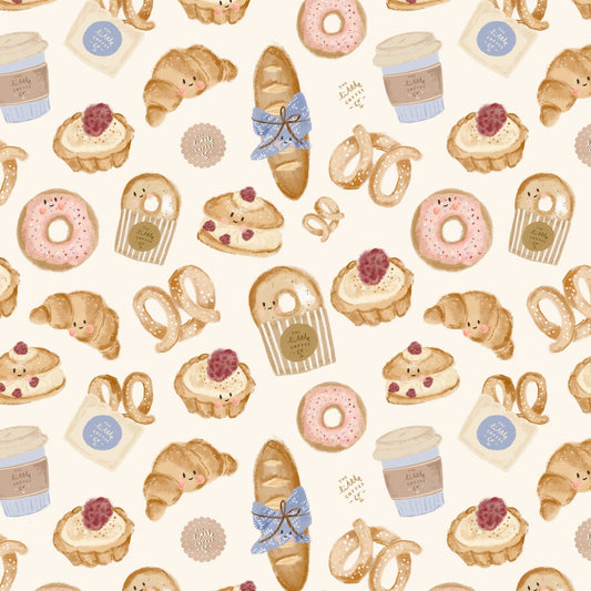 Image of premium 100% cotton fabric beret in Paris – available online at Charlotte Fabrics