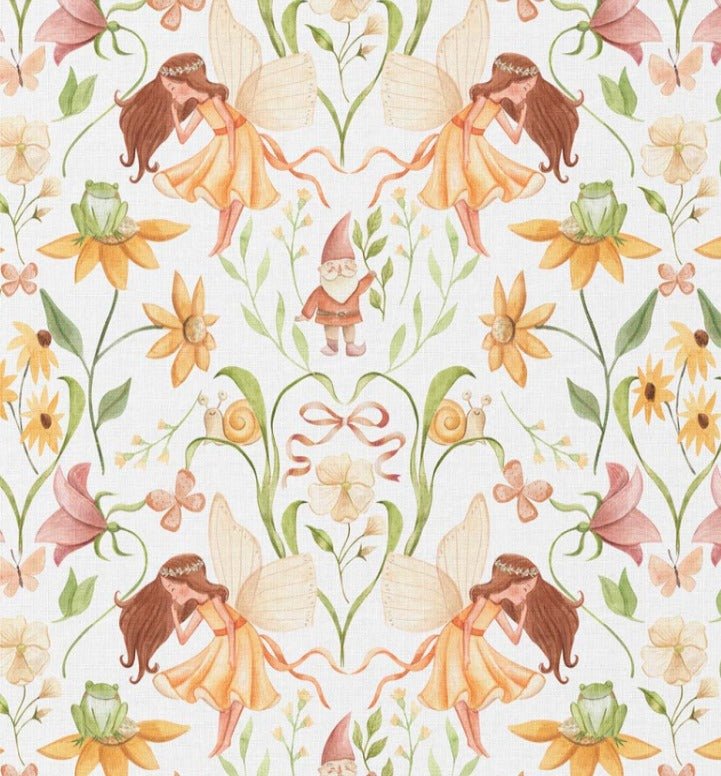 Tissu en coton Premium 100 % - fées 115 g/m² – disponible chez Šarlotes audumi