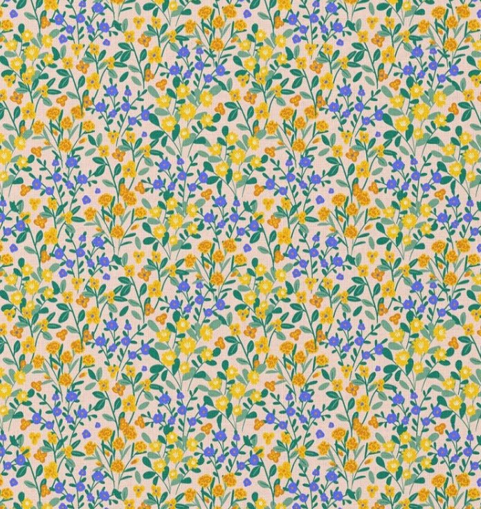 alt
Image with Premium 100% cotton fabric - delicate flower meadow 115 g/m² – available at Šarlotes audumi