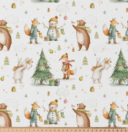 Image with Premium 100% cotton fabric - Celebration in the Forest – available online at Šarlotes audumi