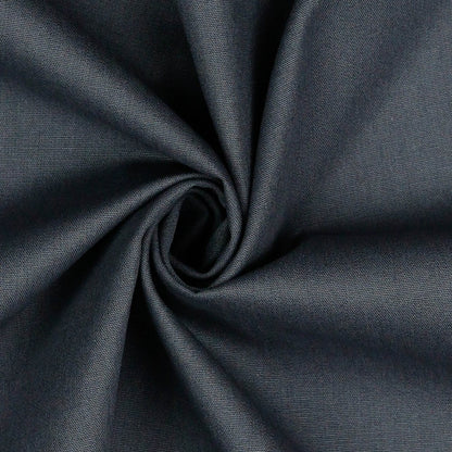 Tissu premium 100 % coton - gris foncé 125 g/m²