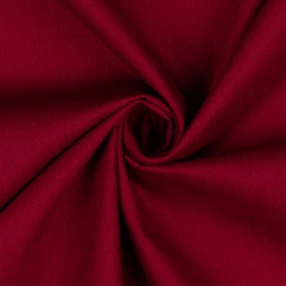 Tissu premium 100 % coton - rouge foncé 130 g/m²