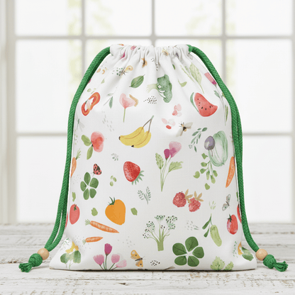 Image of Premium 100% cotton fabric - Vitamins 115 g/m² – available at Šarlotes audumi