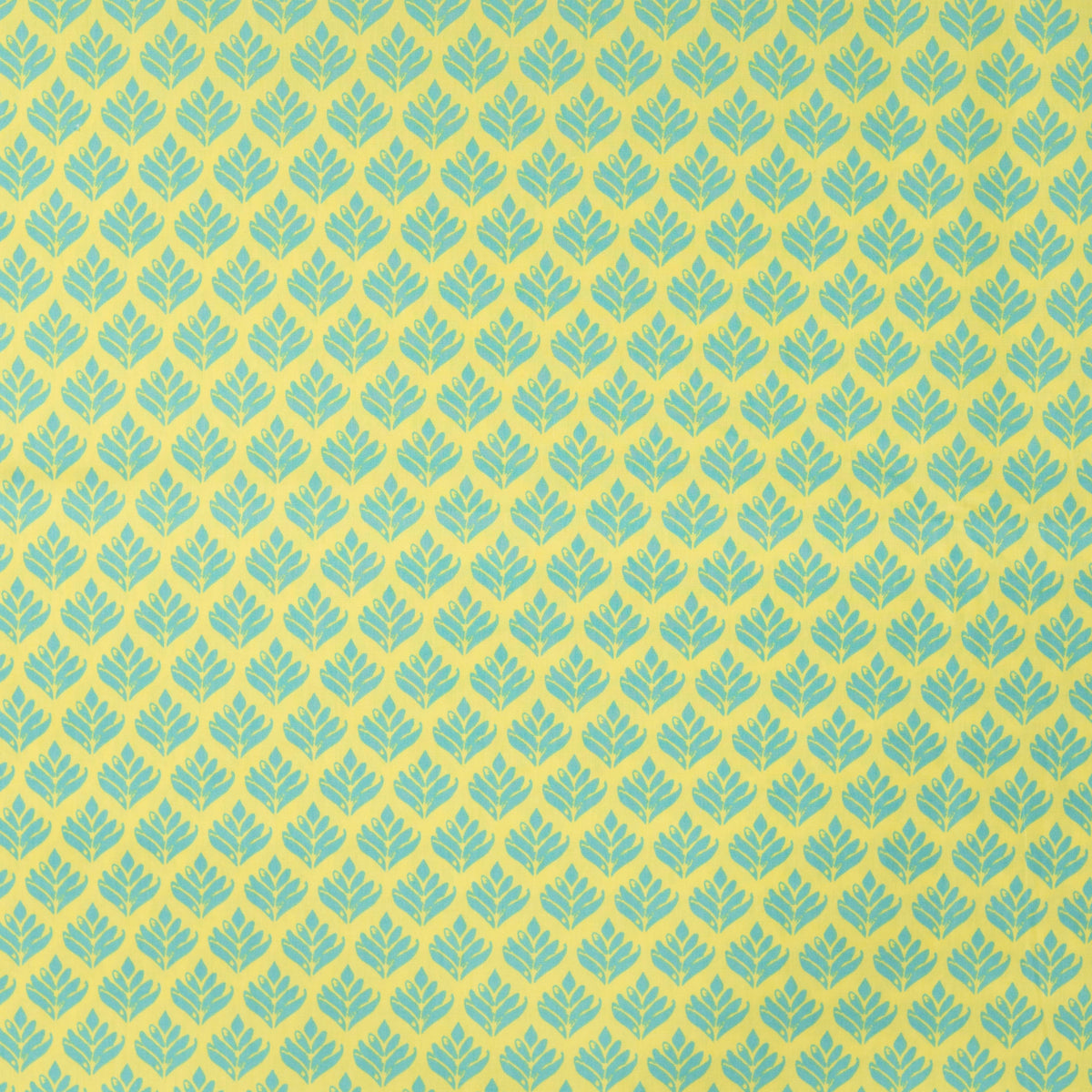 Image with Premium 100% cotton fabric - Green leaves – available online at Charlotte's Fabrics