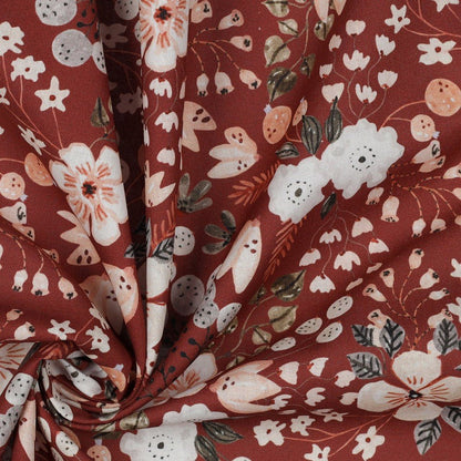 Premium 100% cotton fabric - little flowers 110 g/m²