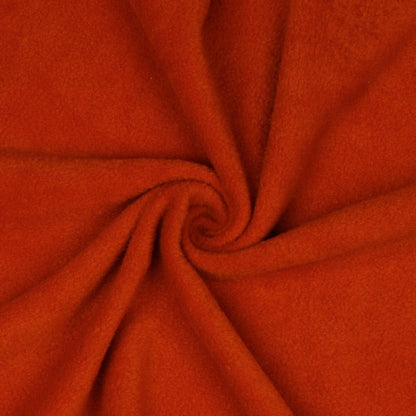 Premium Anti-Pilling Fleece Fabric - Rust 240 g/m²