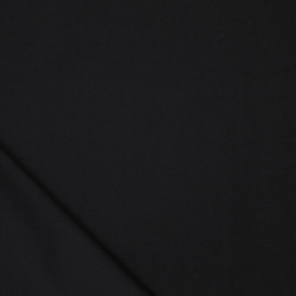 Image of premium merino wool fabric – black – available online at Charlotte's Fabrics