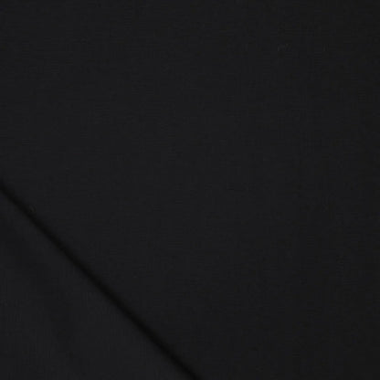 Image of premium merino wool fabric – black – available online at Charlotte's Fabrics