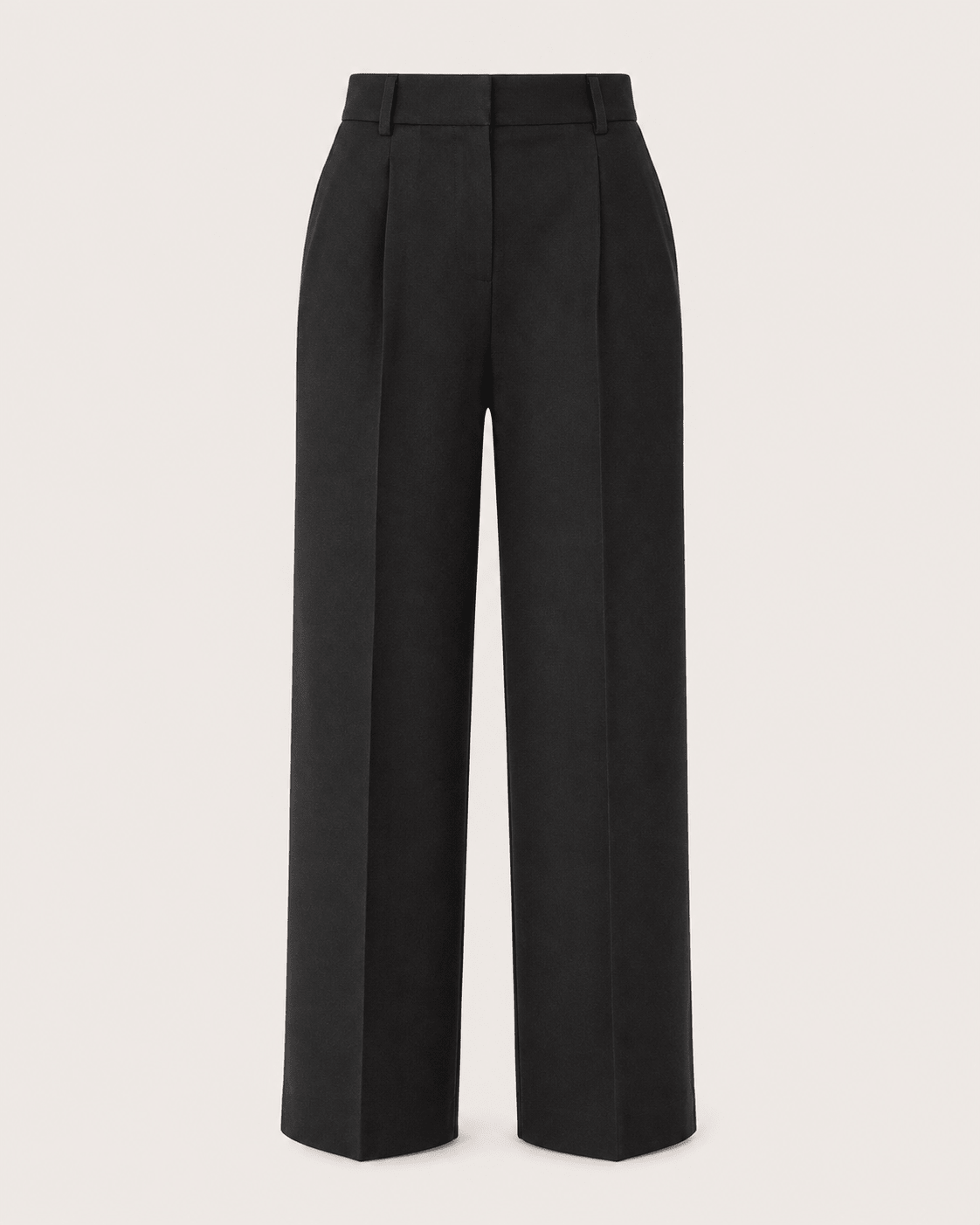 Image of premium Merino wool fabric – black – available online at Charlotte's Fabrics