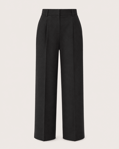Image of premium Merino wool fabric – black – available online at Charlotte's Fabrics