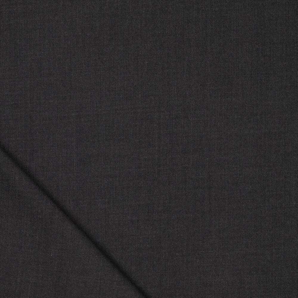 Image of Premium Merino wool fabric – dark gray – available online at Charlotte's Fabrics